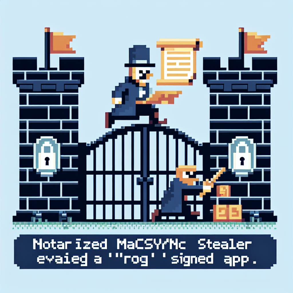 Notarized MacSync stealer evades Gatekeeper via a signed app