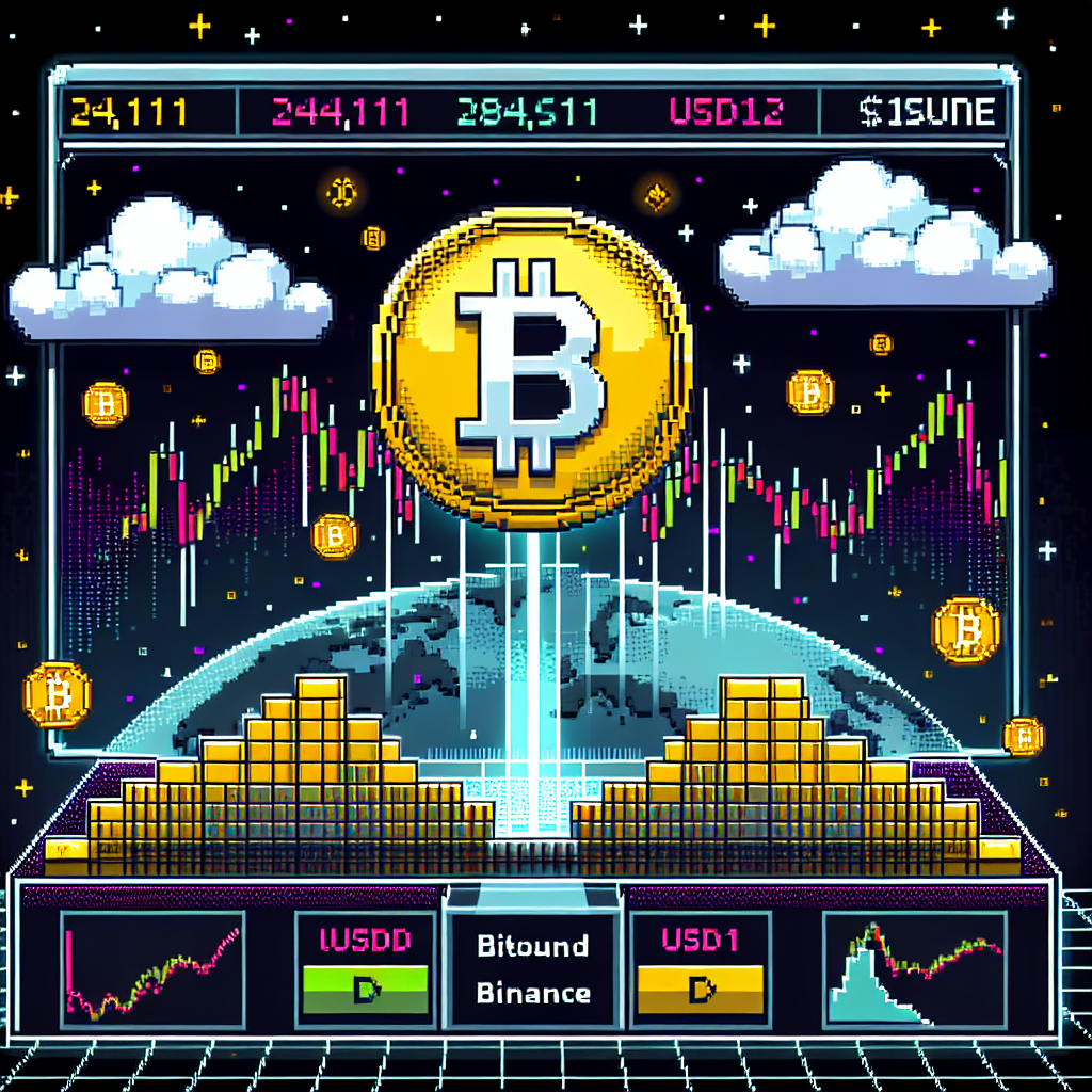 Bitcoin flashed $24,111 on Binance USD1 wick, then rebounded