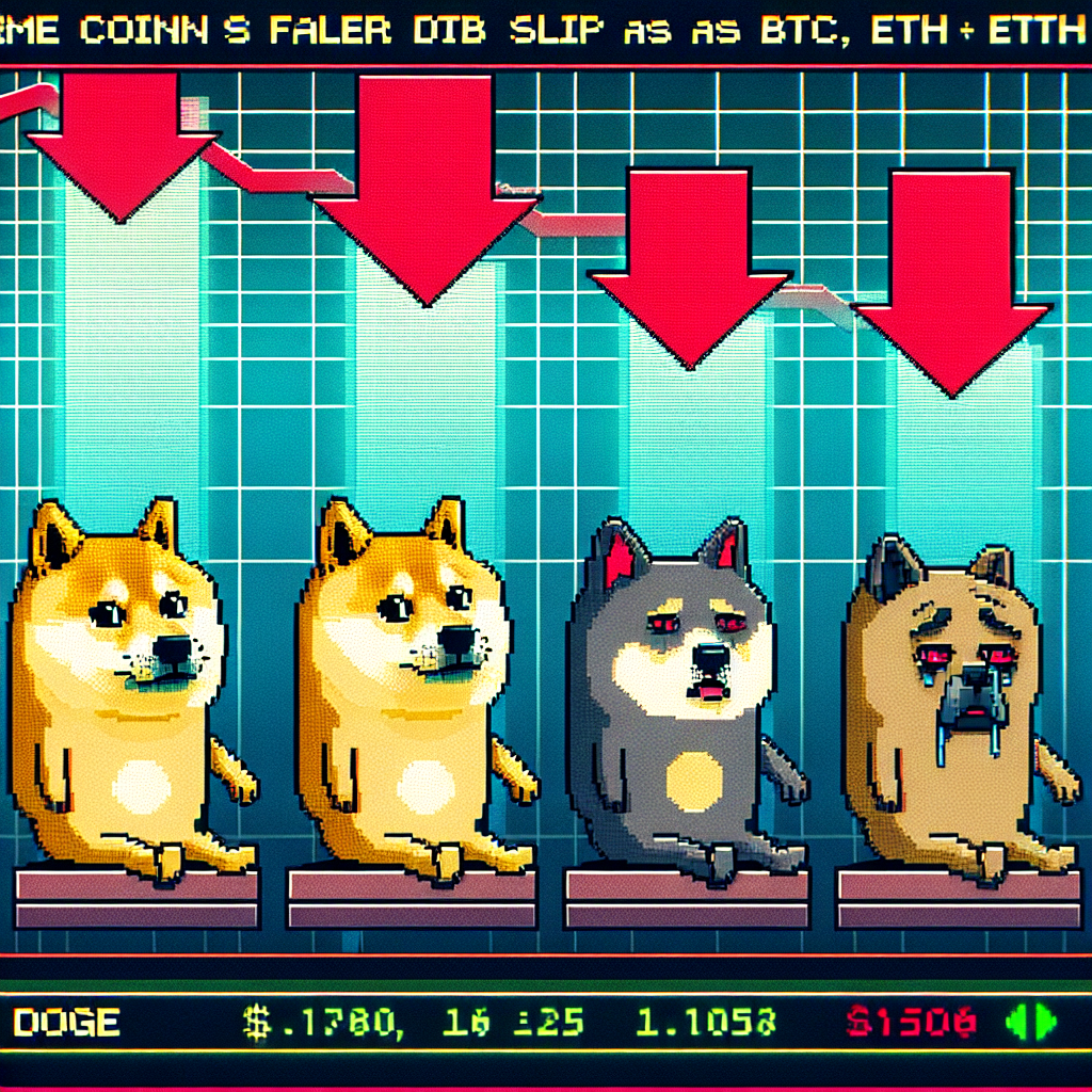 Meme Coins Falter: DOGE, SHIB Slip as BTC ETH Momentum Fades