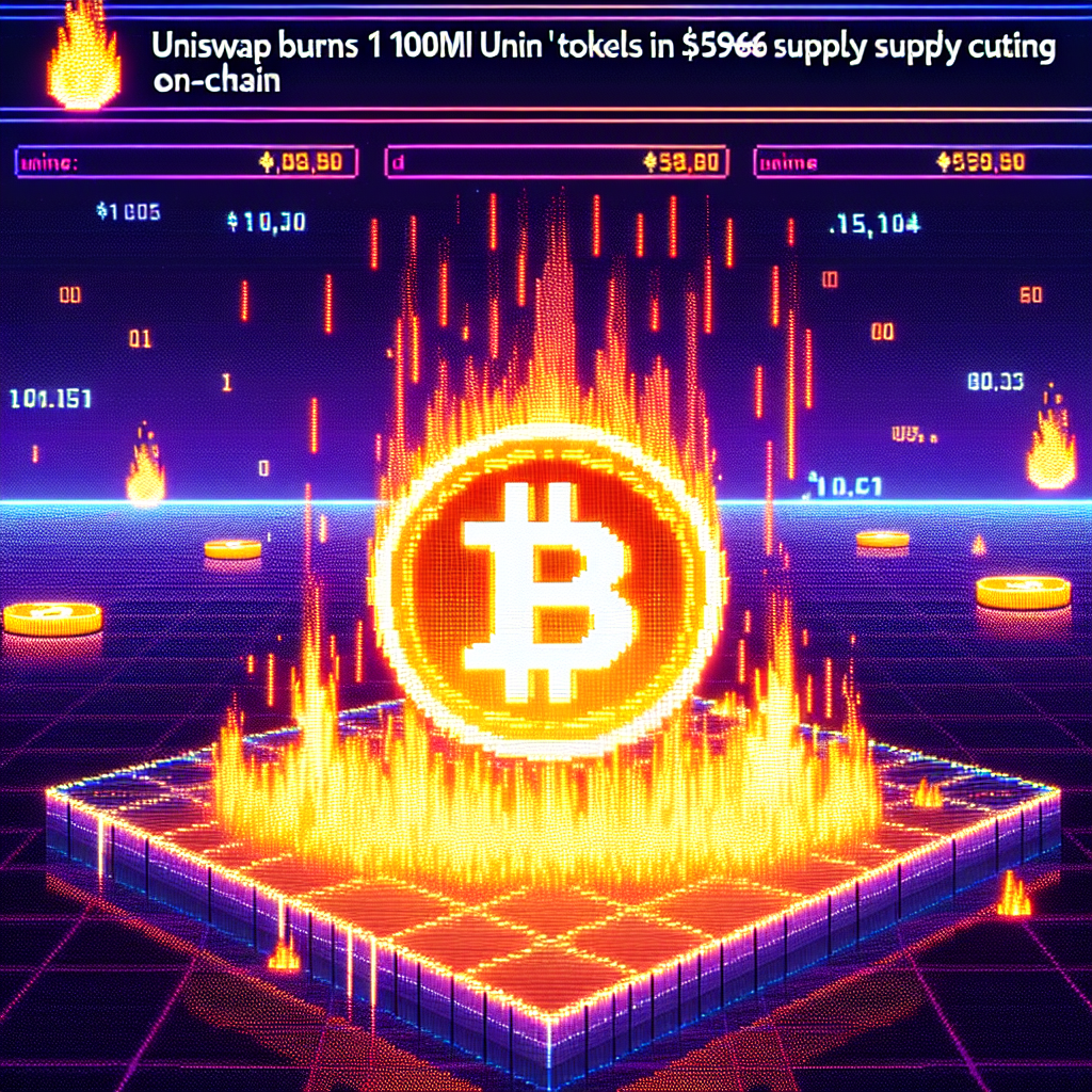 Uniswap Burns 100M UNI in $596M Supply-Cutting On-Chain Move