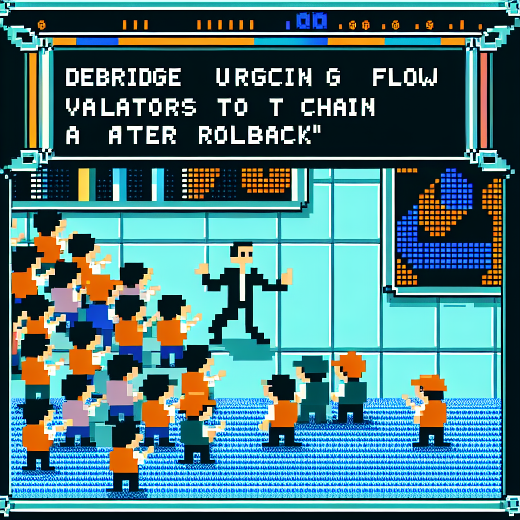 deBridge urges Flow validators to halt chain after rollback.