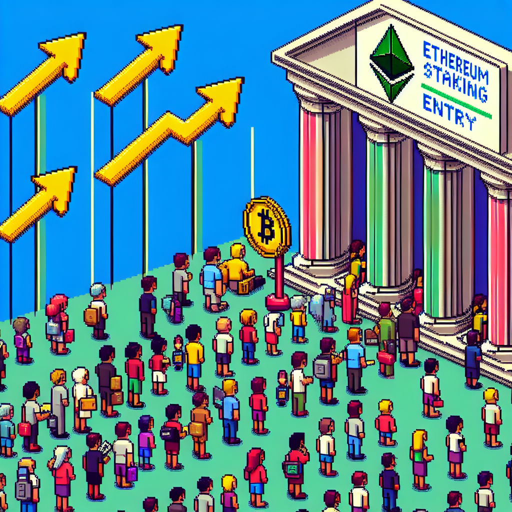 Ethereum staking entry queue doubles exits, flip rally ahead