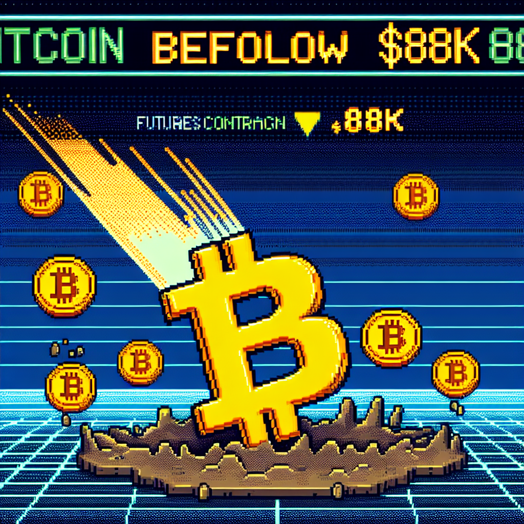 Bitcoin drops below $88K, altcoins fall as futures slide now