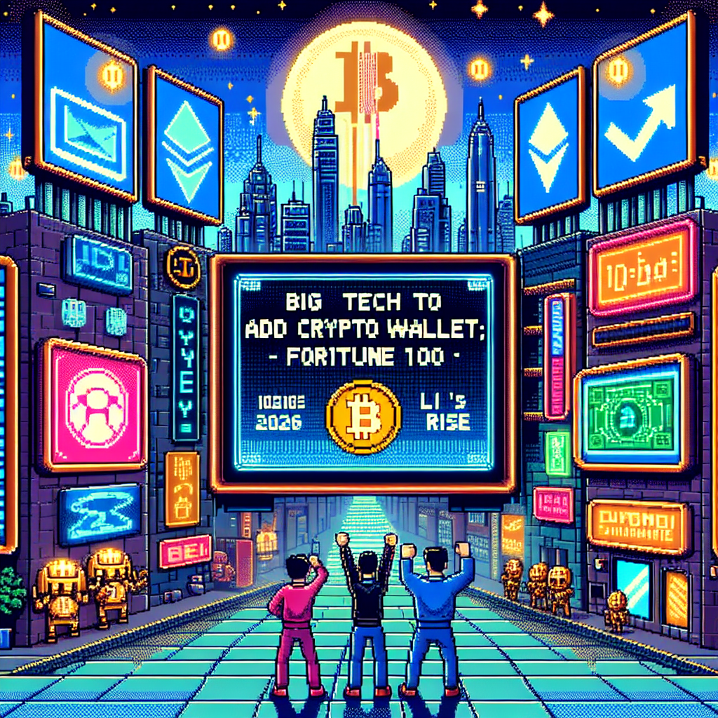 Big Tech to add crypto wallet in 2026; Fortune 100 L1s rise!