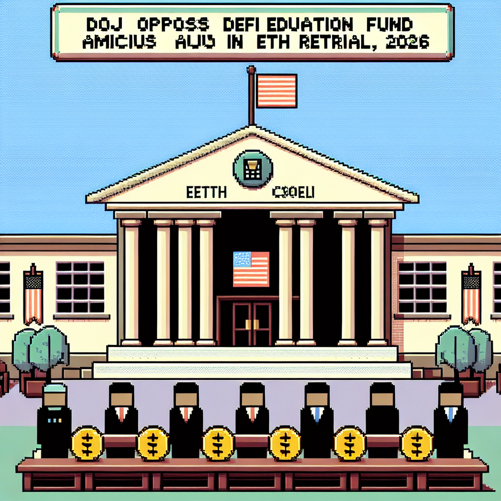 DOJ Opposes DeFi Education Fund Amicus in ETH Retrial, 2026.