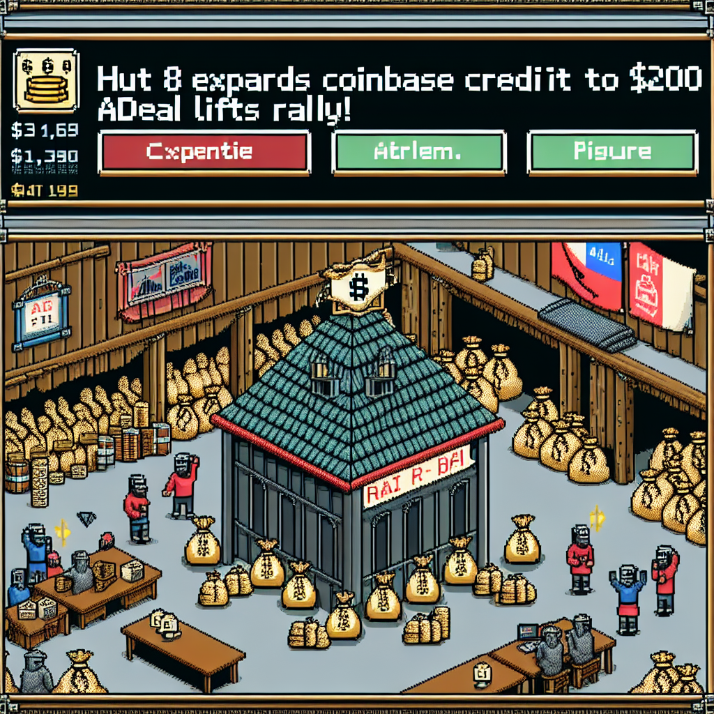 Hut 8 expands Coinbase credit to $200M, AI deal lifts rally!