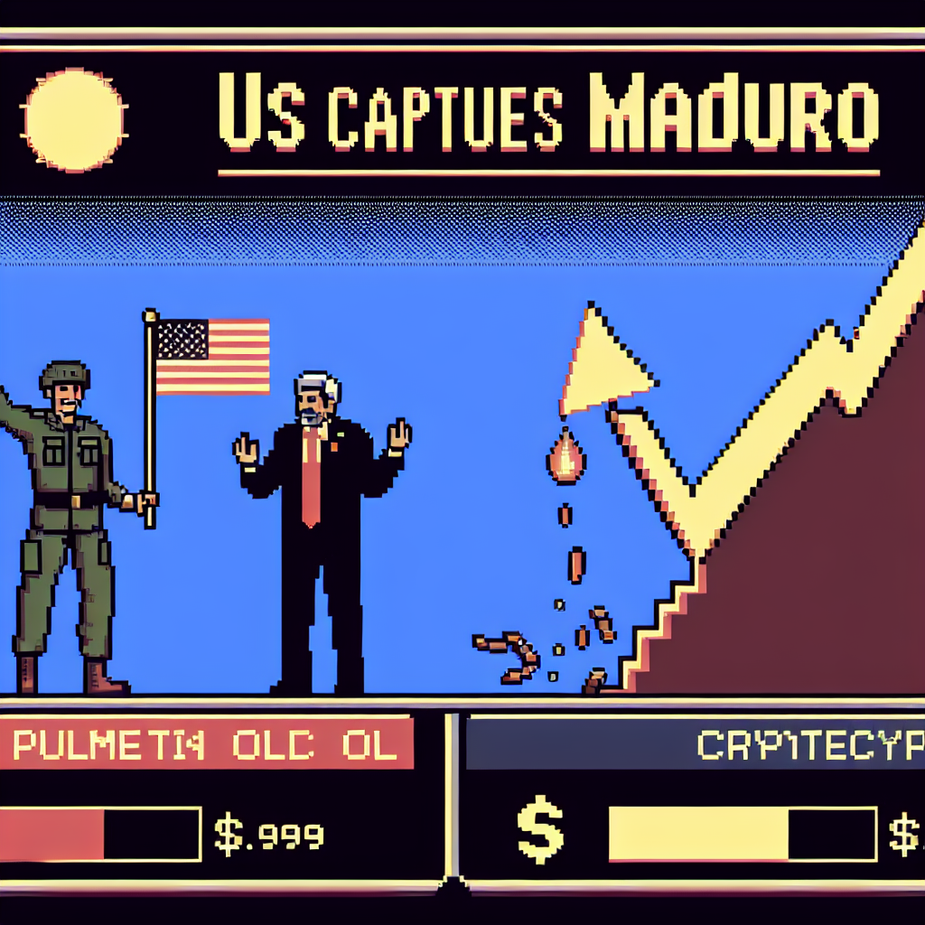 US Captures Maduro; Oil Drops, Crypto Gains in Venezuela Now
