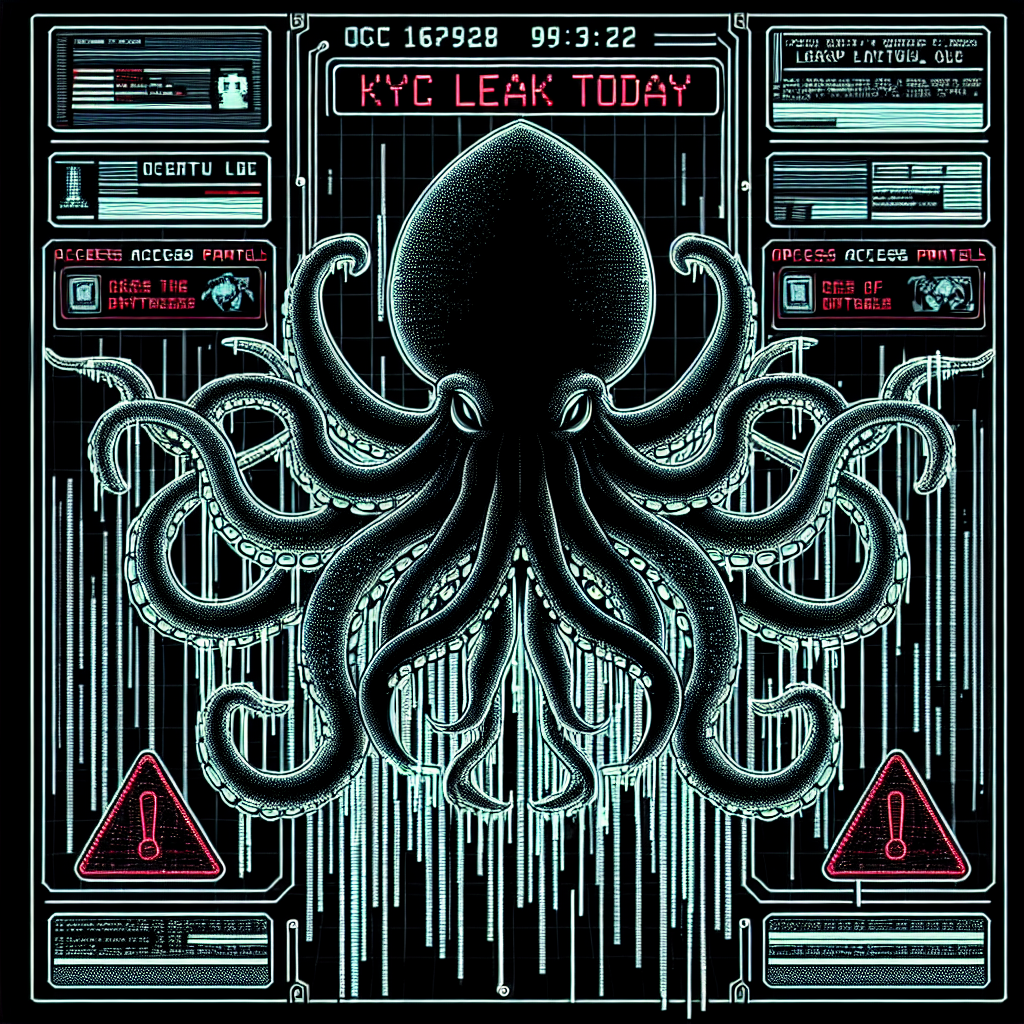 Kraken Panel Access Listing on Dark Web Flags KYC Leak Today