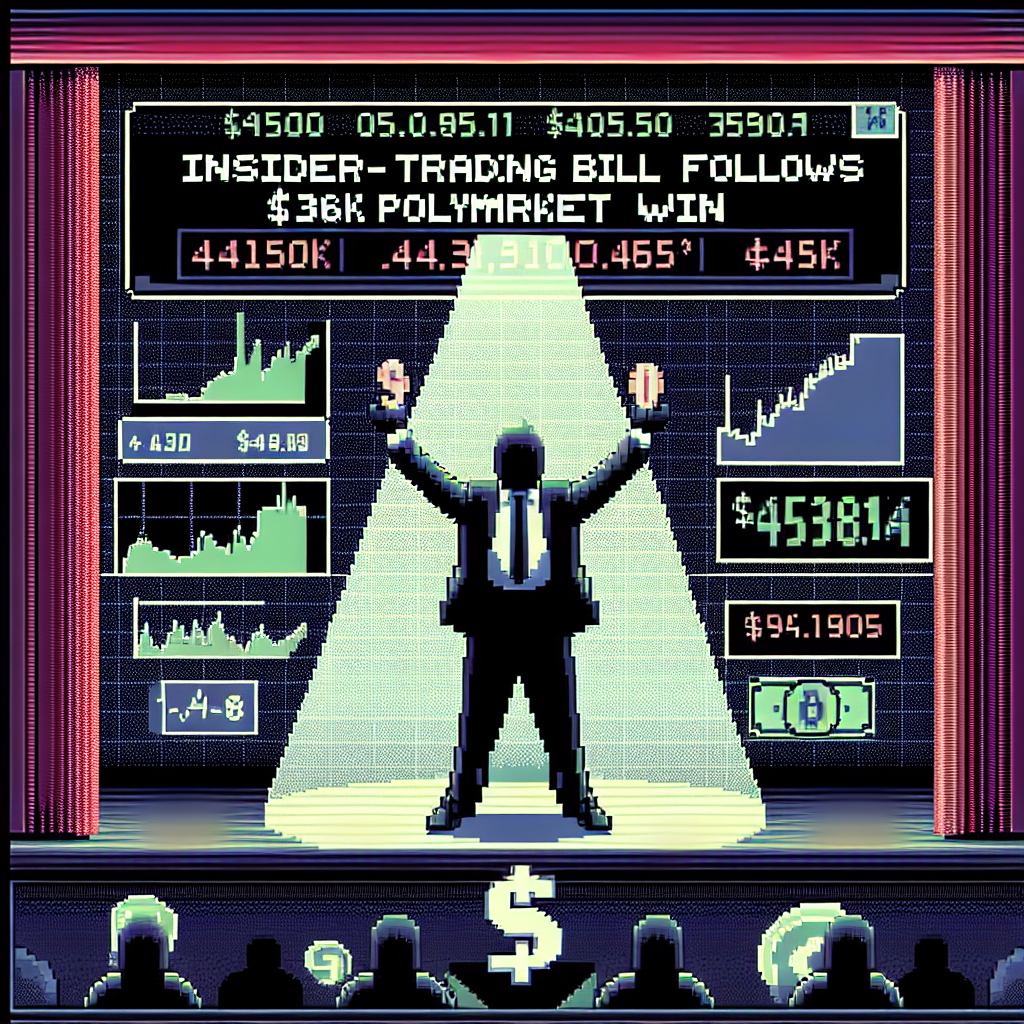 Insider-trading bill follows $436K Polymarket Maduro win today