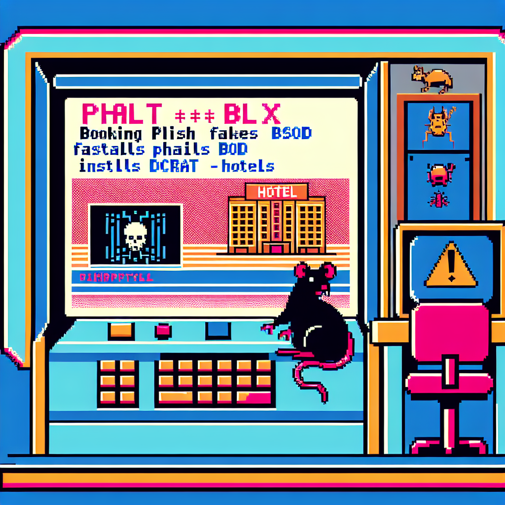 PHALT#BLYX: Booking Phish Fakes BSoD, Installs DCRat -Hotels