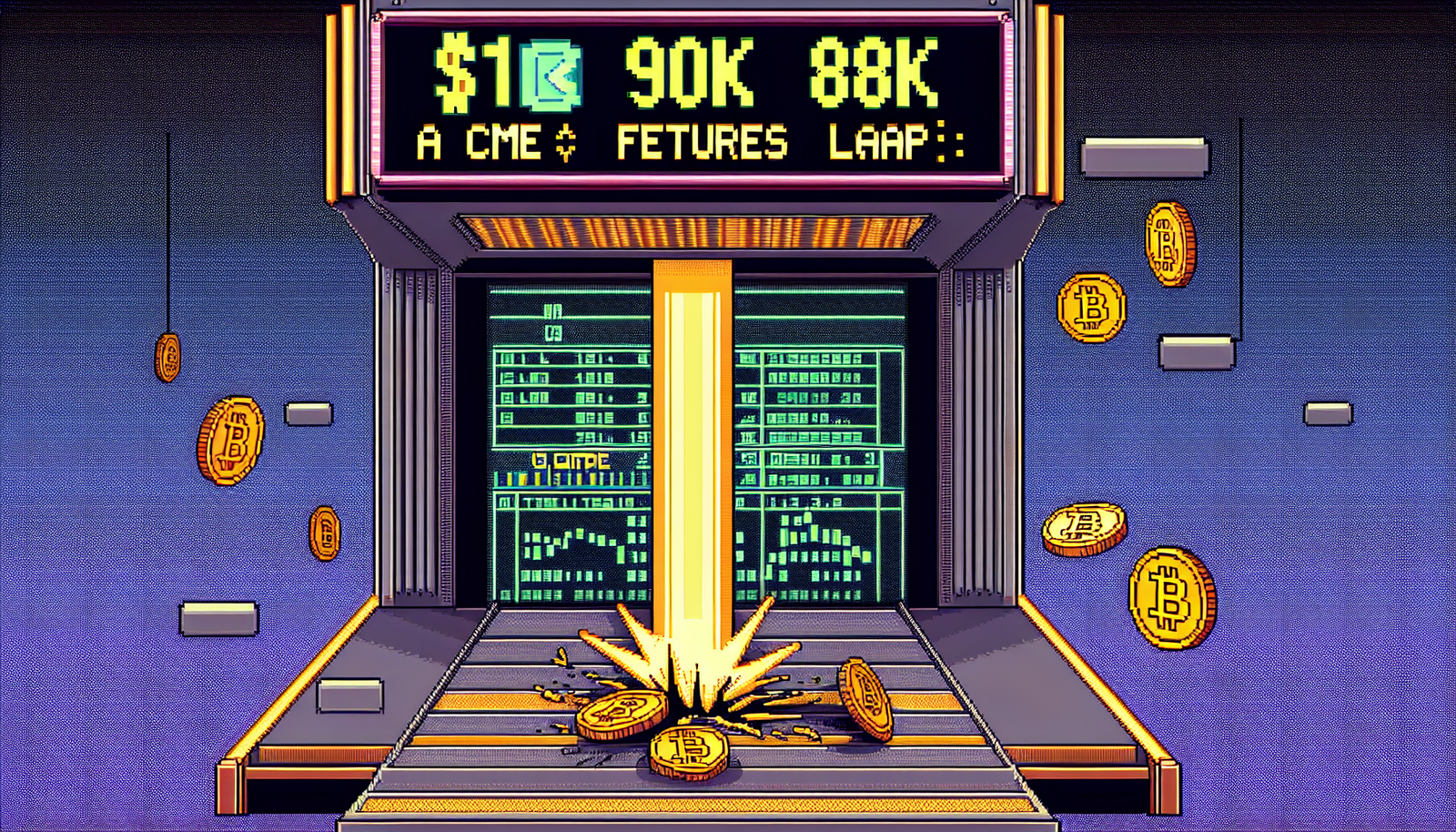 Bitcoin Falls Below $90K, Fills One CME Futures Gap to $88K.