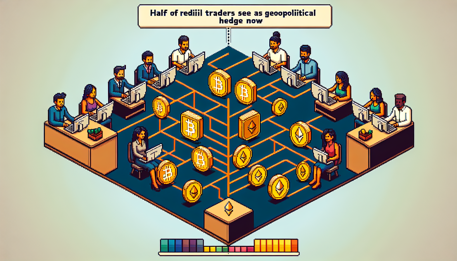 Half of Retail Traders See Crypto as Geopolitical Hedge Now!