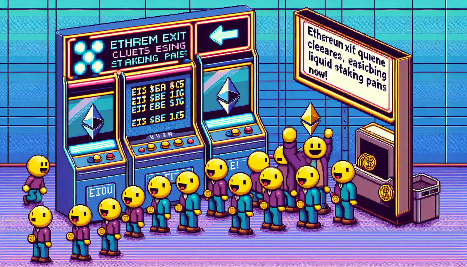 Ethereum exit queue clears, easing liquid staking pains now!