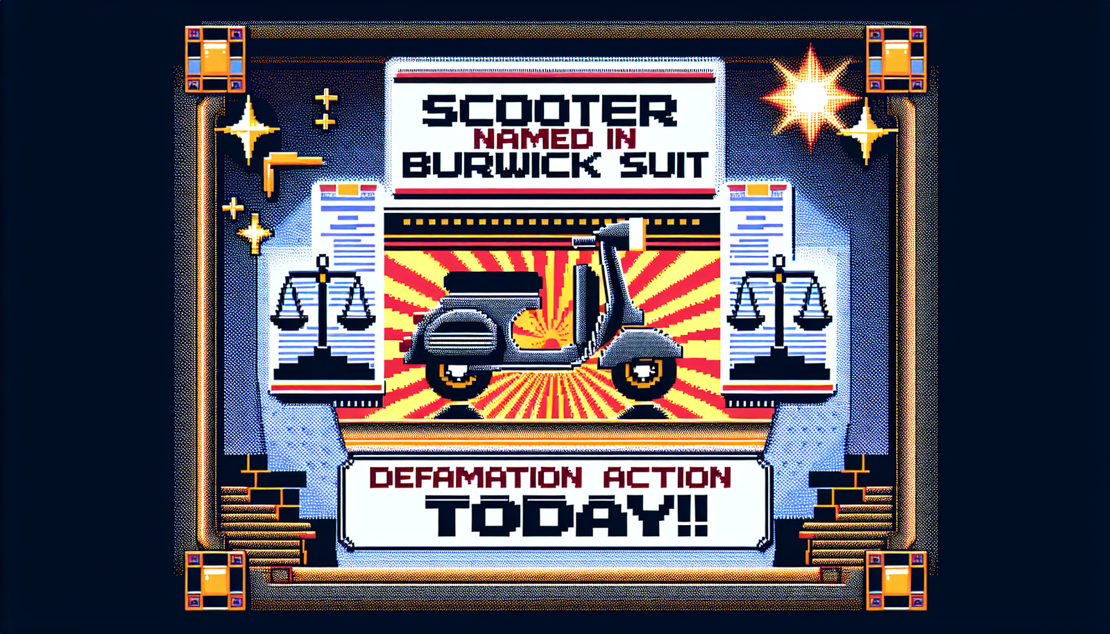 Scooter named in Burwick suit, vows defamation action today!