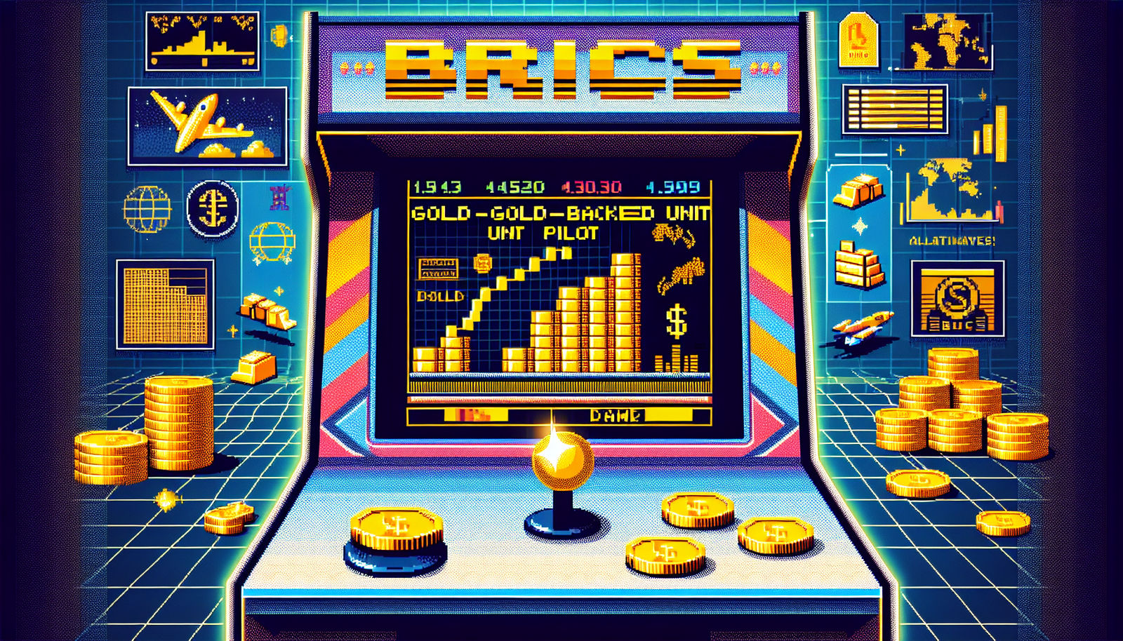 BRICS Gold-Backed Unit Pilot Launches as Dollar Alternatives