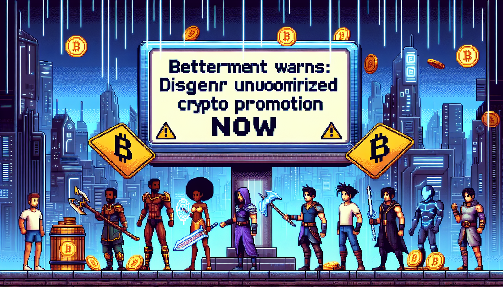 Betterment warns: disregard unauthorized crypto promotion now