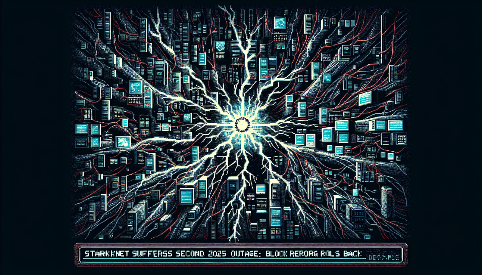 StarkNet suffers second 2025 outage; block reorg rolls back.