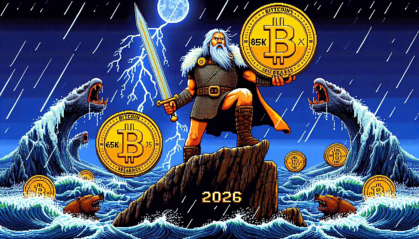 Bitcoin's $65K Do-or-Die Test if 2026 Turns Bearish vs $45K?