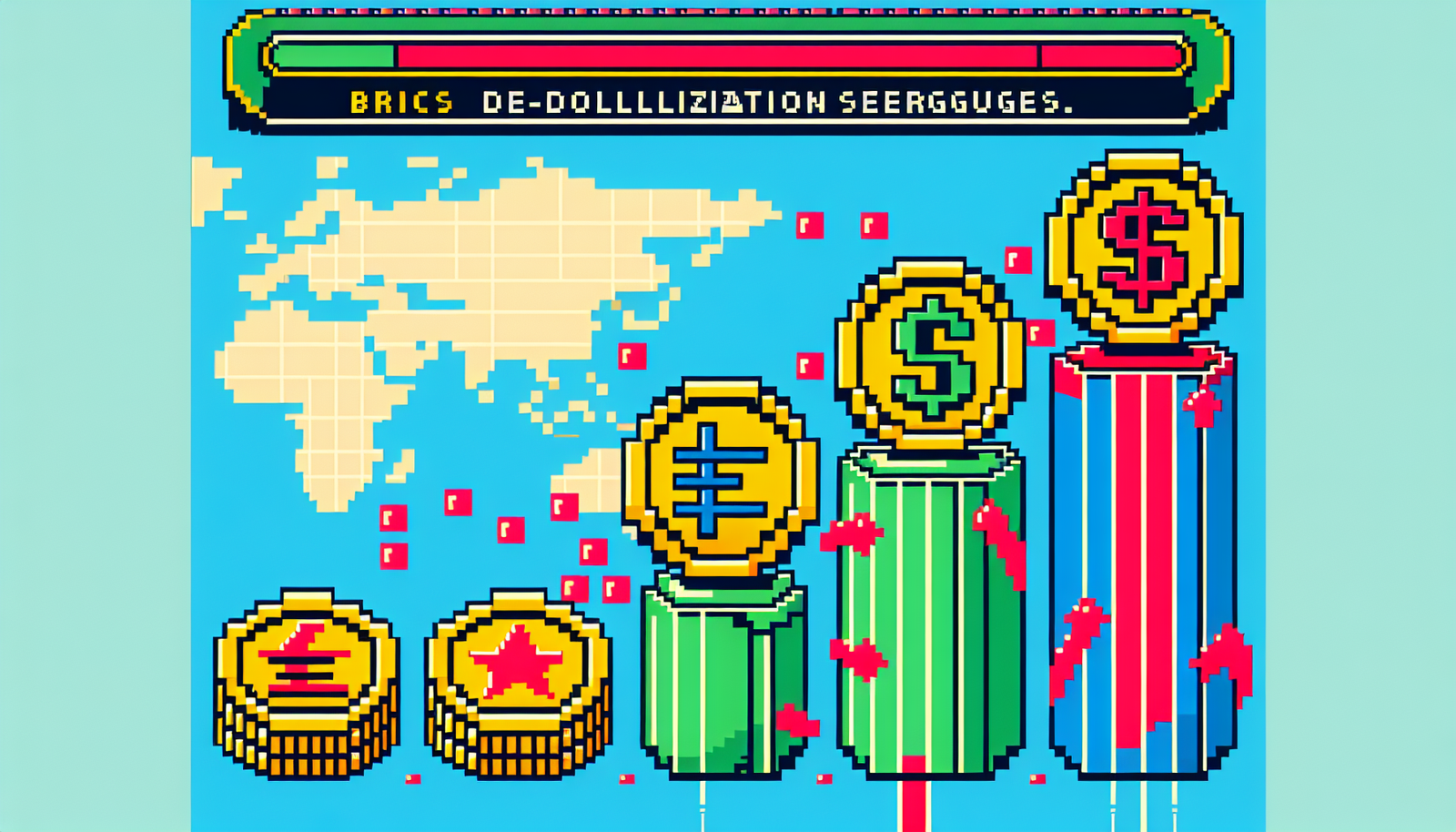BRICS de-dollarization surges as ruble, yuan dominate trade.