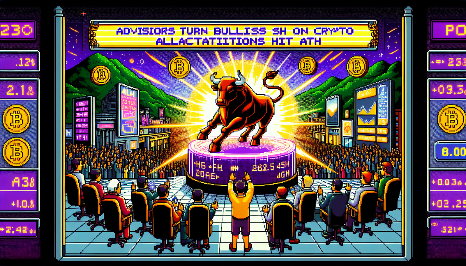 Advisors Turn Bullish on Crypto; Allocations Hit ATH in 2026