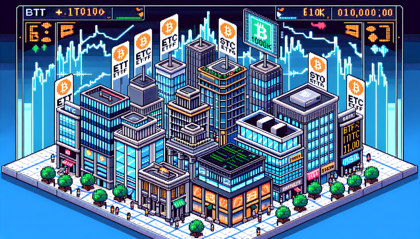 Retail Sidelined; Institutions Buy Spot ETFs, BTC Near 100K.