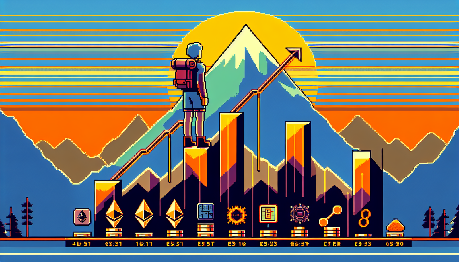 Ethereum activity retention doubles as daily tx hit records.