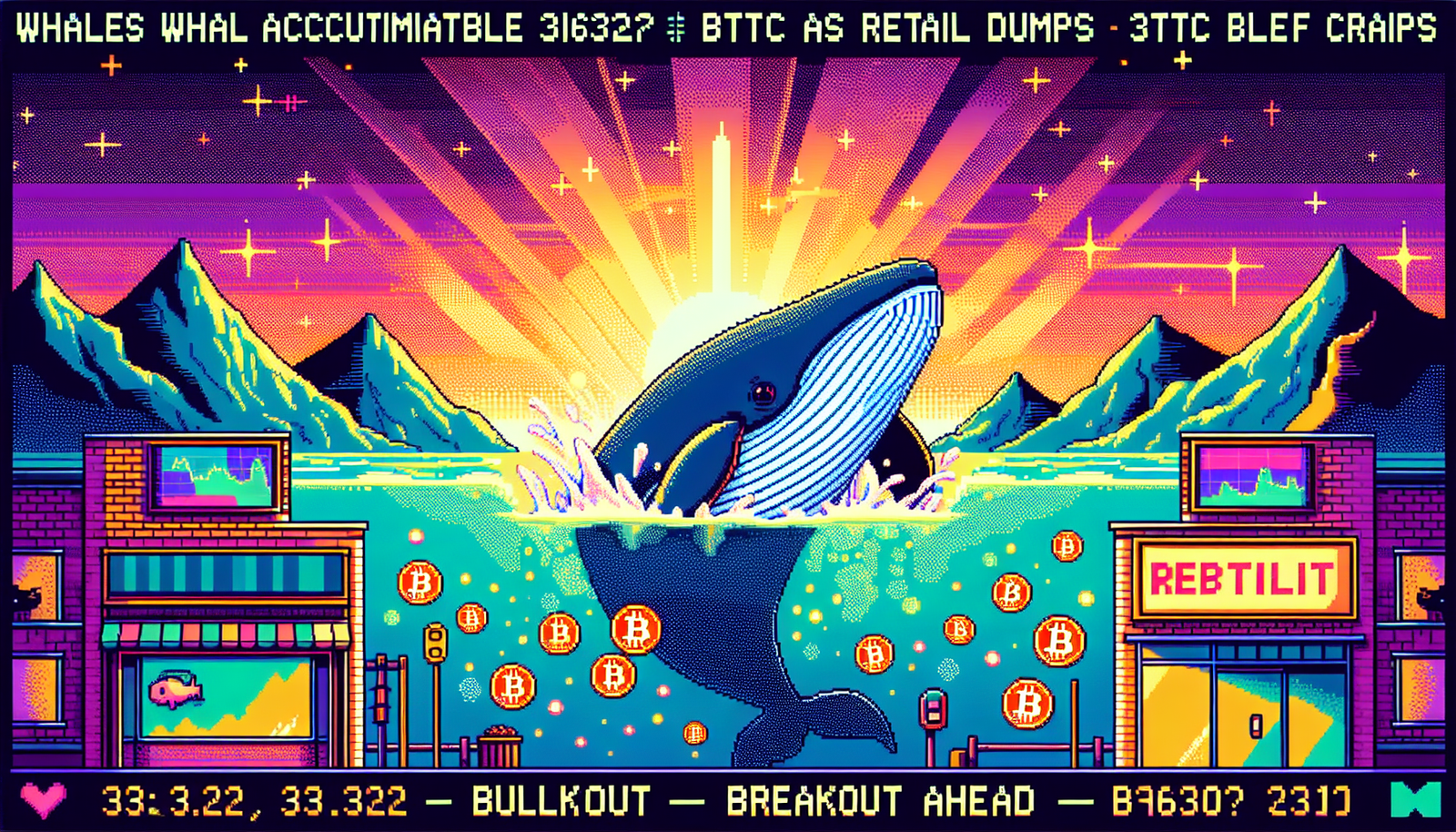 Whales Accumulate 36322 BTC as Retail Dumps — Breakout Ahead
