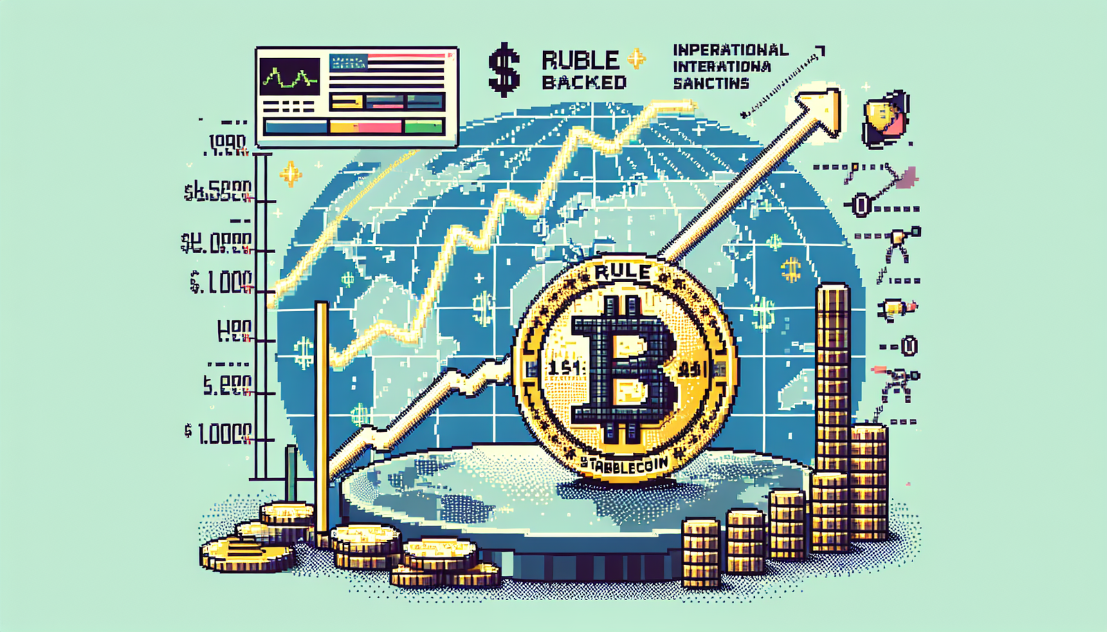 Ruble-backed A7A5 stablecoin surpasses $100B amid sanctions.