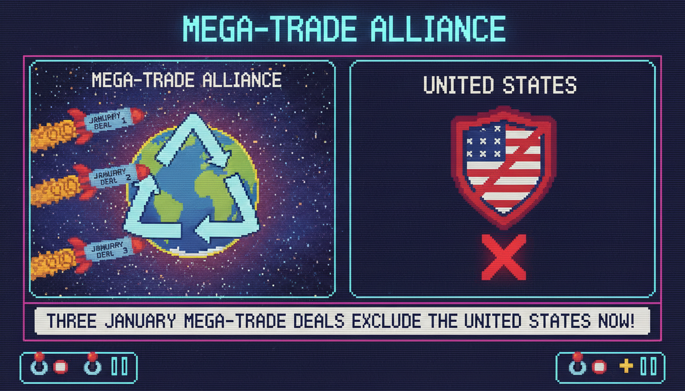 Three January mega-trade deals exclude the United States Now