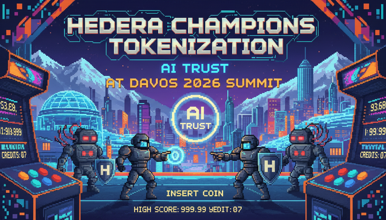 Hedera Champions Tokenization, AI Trust at Davos 2026 Summit