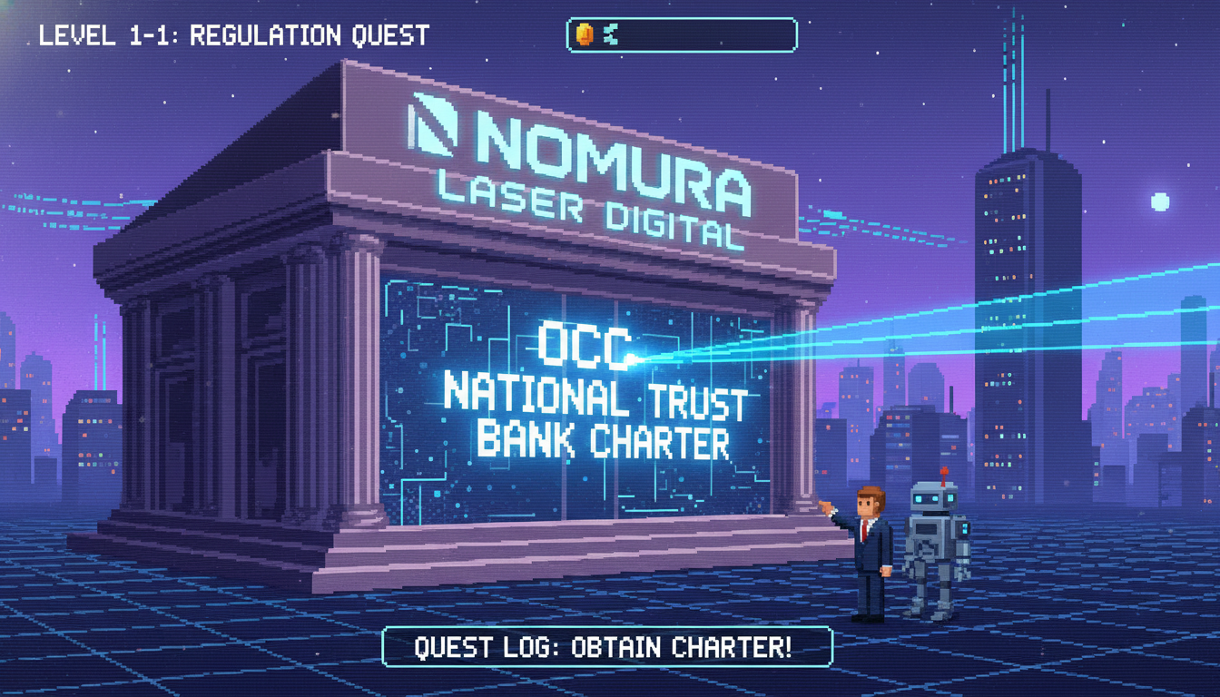 Nomura's Laser Digital seeks OCC national trust bank charter