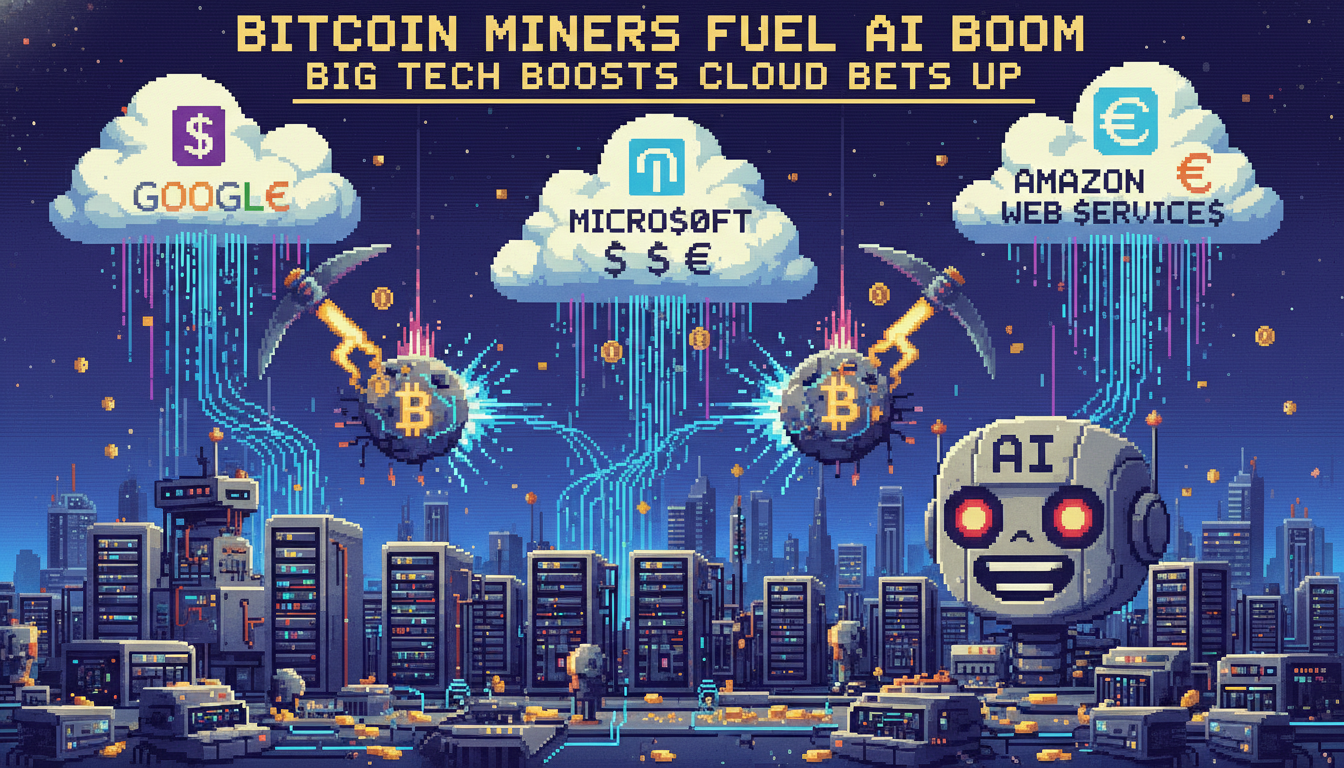 Bitcoin Miners Fuel AI Boom as Big Tech Boosts Cloud Bets Up