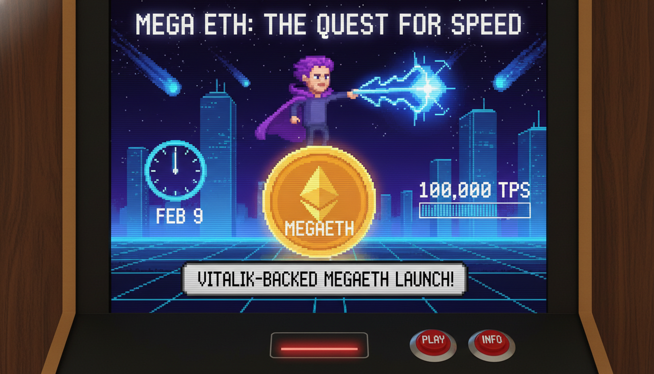 Vitalik-backed MegaETH to launch Feb 9, promises 100k TPS...