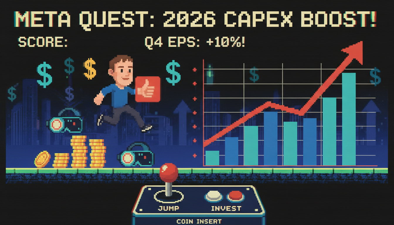 Meta Q4 EPS Beats; Stock Jumps 10% on Big 2026 CapEx Boosted