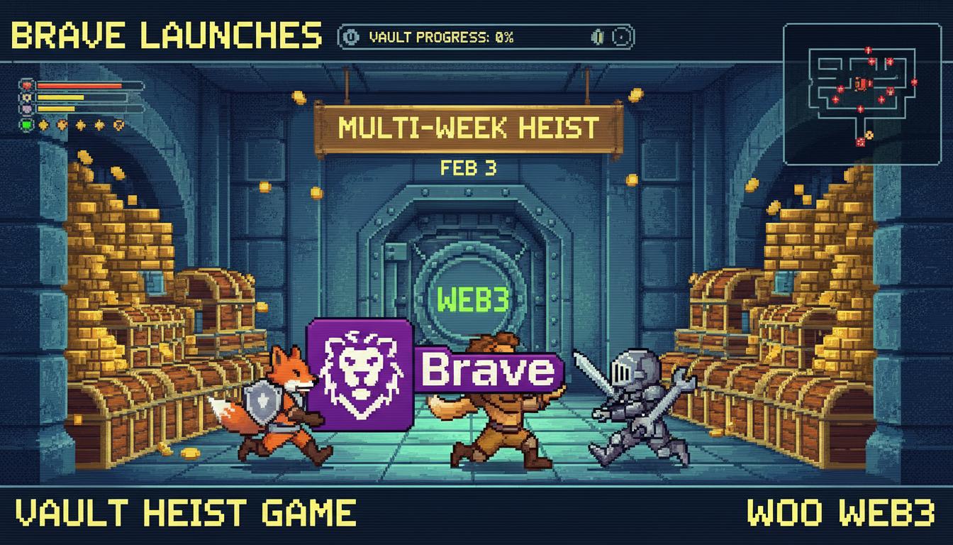 Brave launches multi-week vault heist game to woo Web3 Feb 3