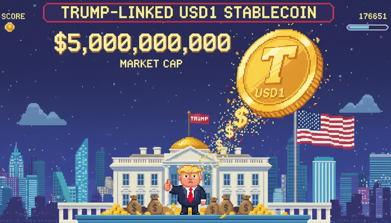Trump-Linked USD1 Stablecoin Hits $5B Market Cap