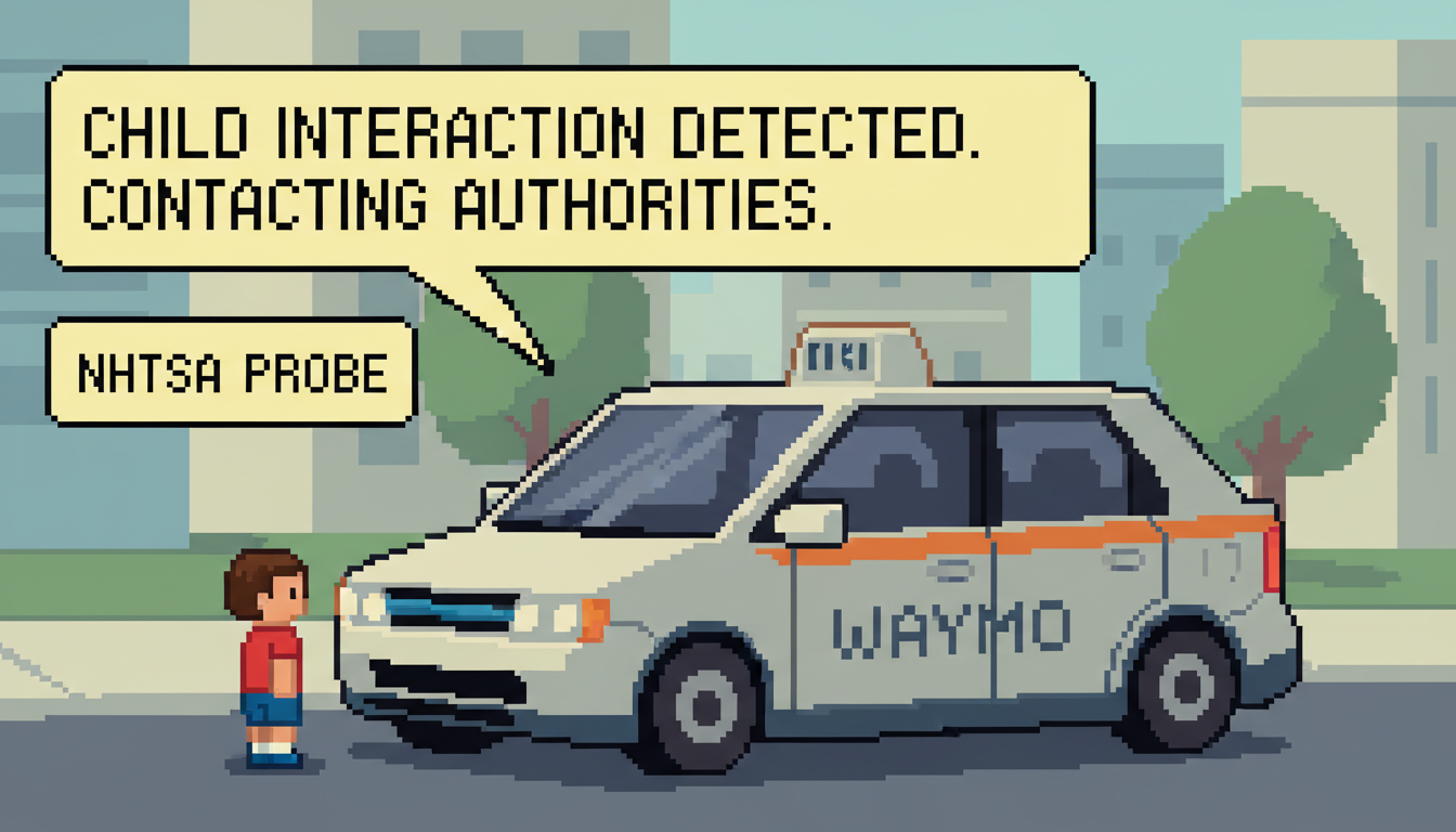 Waymo child contact prompts new NHTSA robotaxi probe