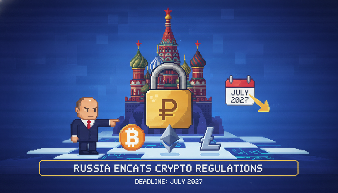 Russia to Enact Crypto Regulations by July 2027