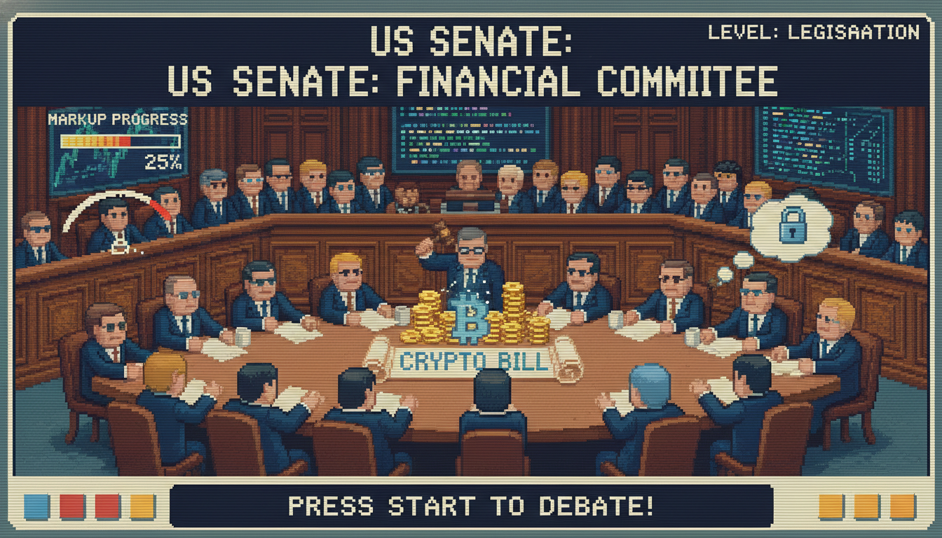 US Lawmakers Begin Pivotal Crypto Bill Markup Session