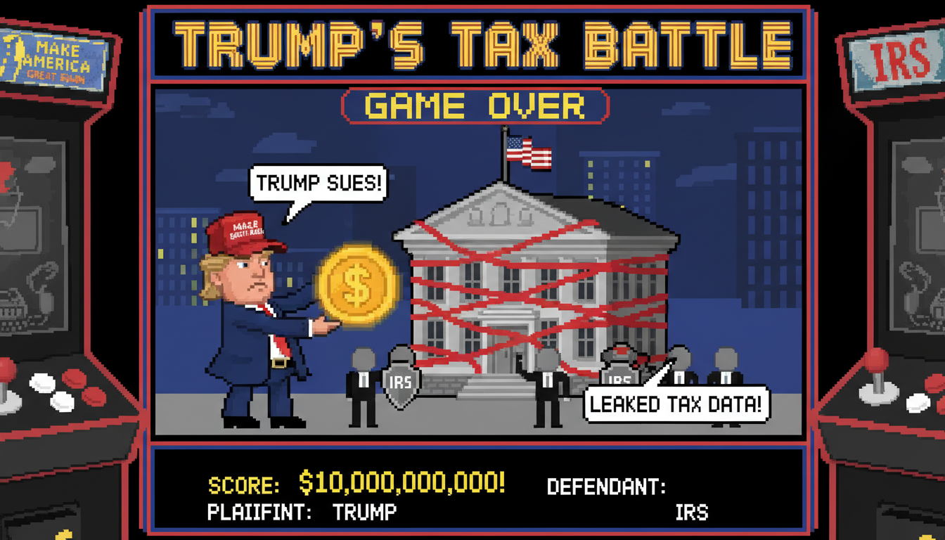 Trump Sues IRS for Leaked Tax Data in $10B Lawsuit