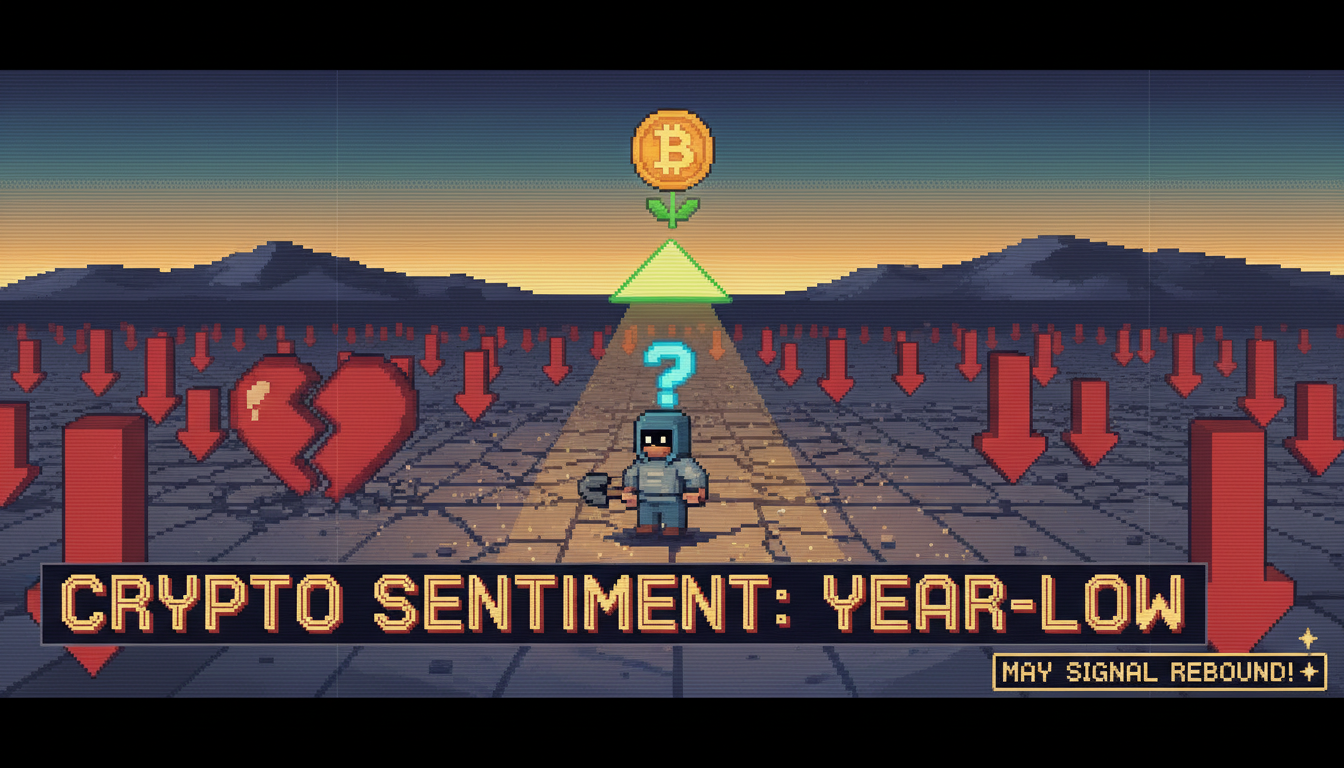 Crypto sentiment at year-low may signal rebound