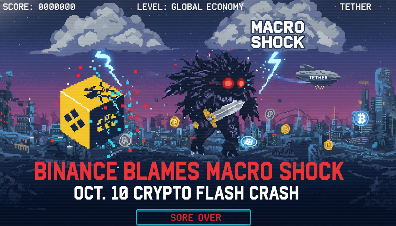 Binance Blames Macro Shock for Oct. 10 Crypto Flash Crash