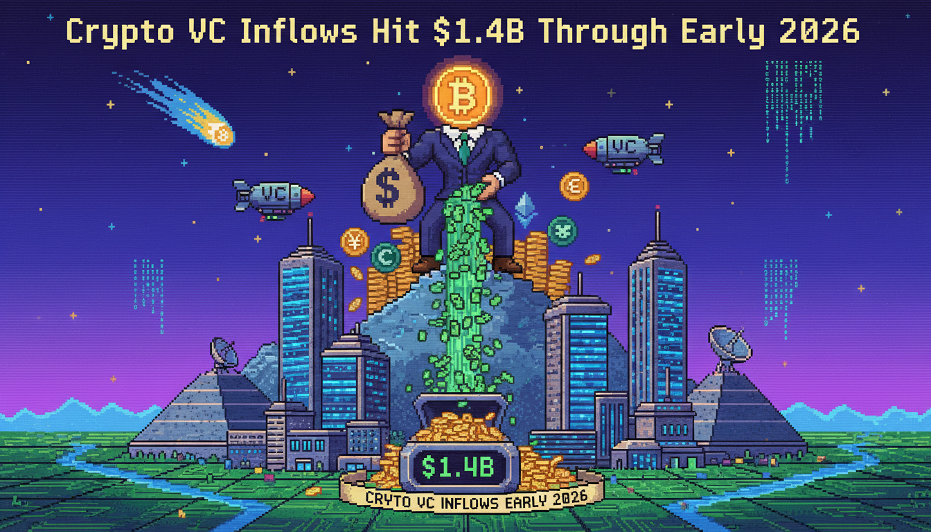 Crypto VC Inflows Hit $1.4B Through Early 2026