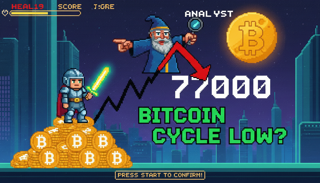 Bitcoin May Have Hit Cycle Low Around $77K: Analyst