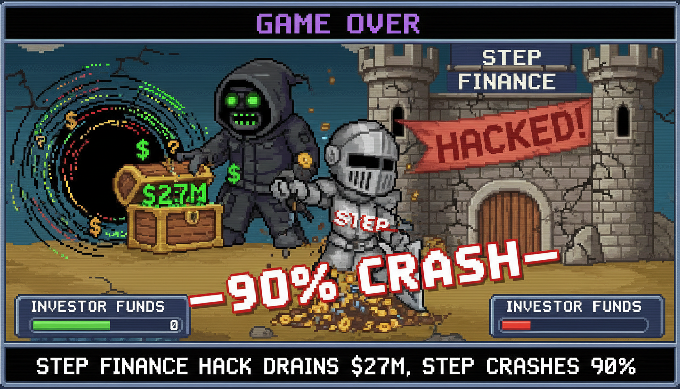 Step Finance Hack Drains $27M, STEP Crashes 90%
