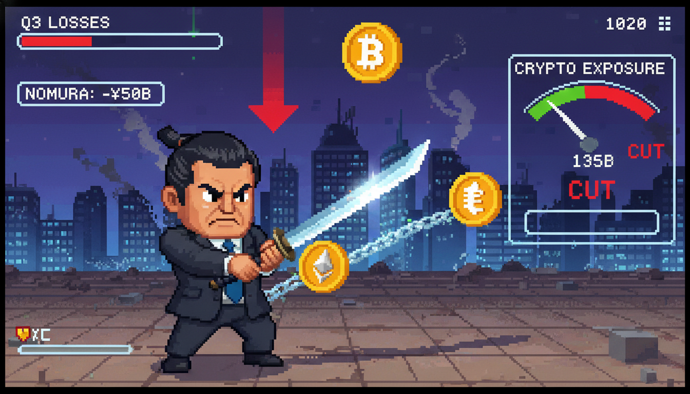 Nomura cuts crypto exposure after Q3 losses Nomura cuts crypto exposure after Q3 losses