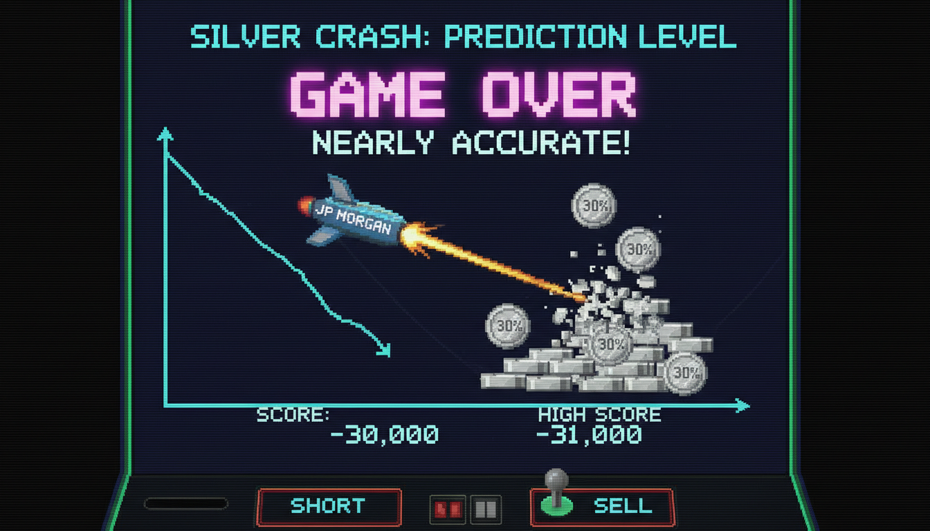 JP Morgan's Silver Crash Prediction Nearly Accurate After 30% Drop