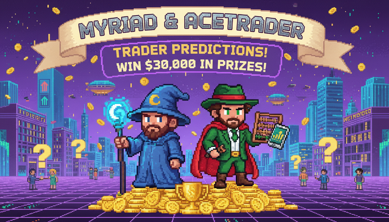 Myriad, AceTrader Offer $30K in Prizes for Trader Predictions