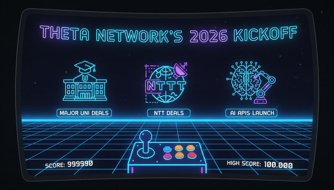 Theta Network's 2026 Kickoff: Major Uni, NTT Deals, AI APIs Launch