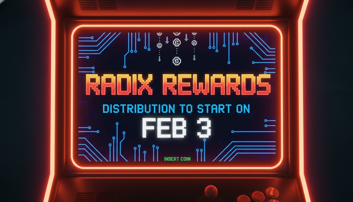 Radix Rewards Distribution to Start on Feb 3